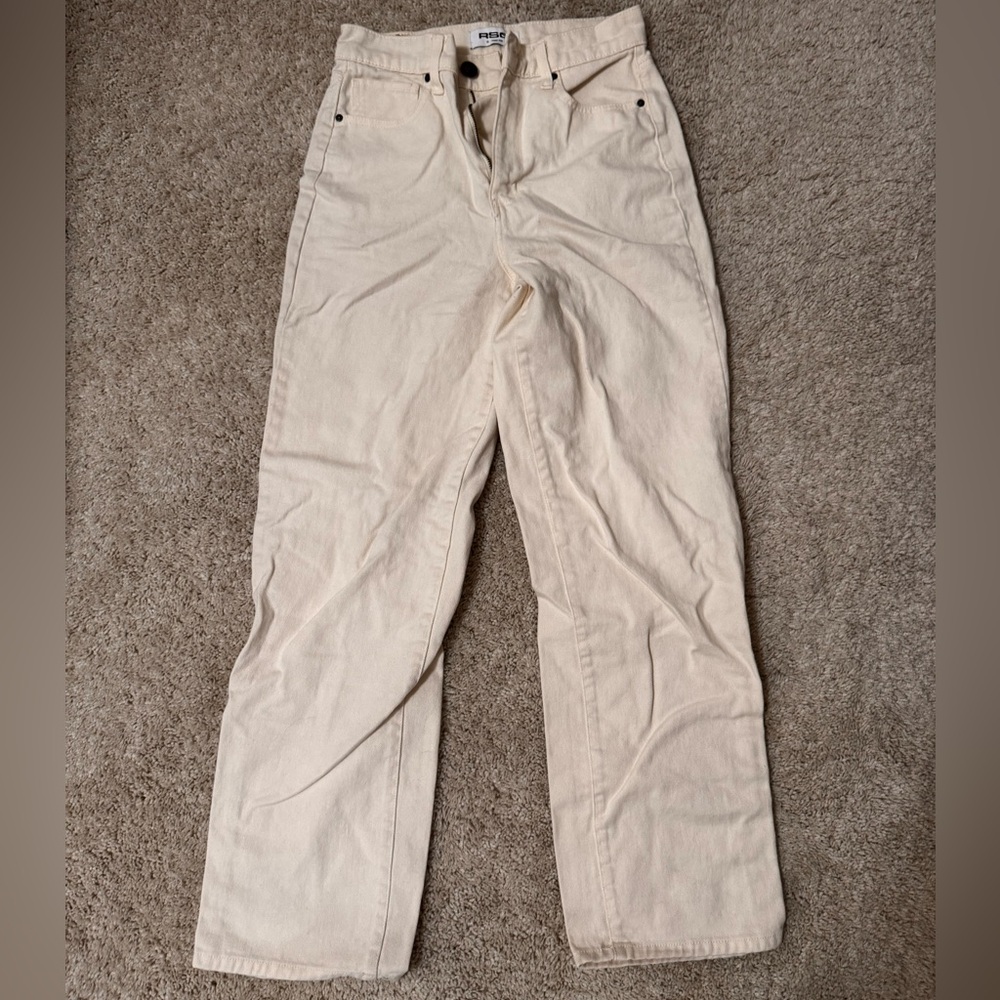 White RSQ jeans size 24 waist very long